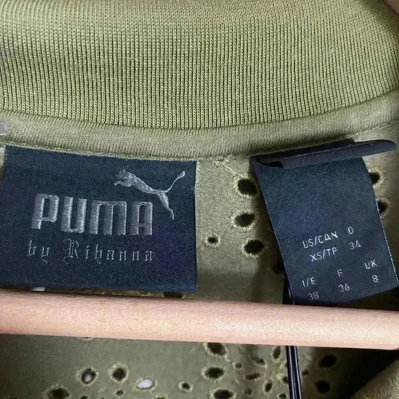 Fenty Puma Rihanna Zip-Up Embroidered Edge Jacket - Picture 13 of 14